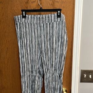 Striped Boho plus size pants